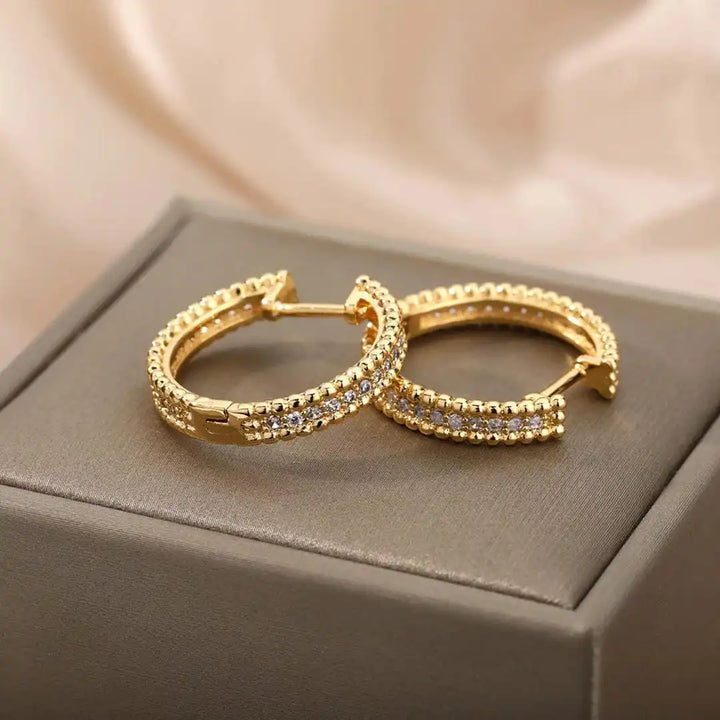 Crystal Stud Earrings