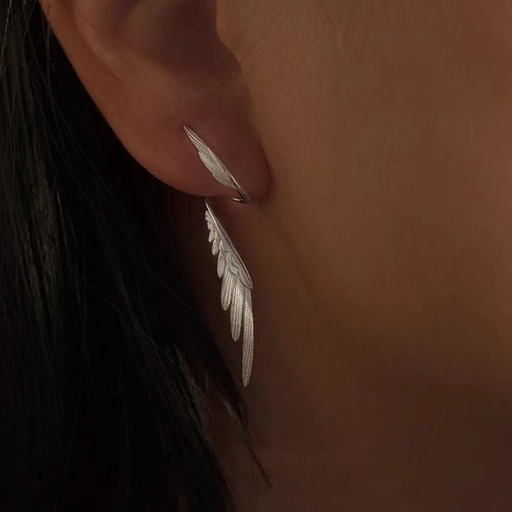 Feather Wing Stud Earrings