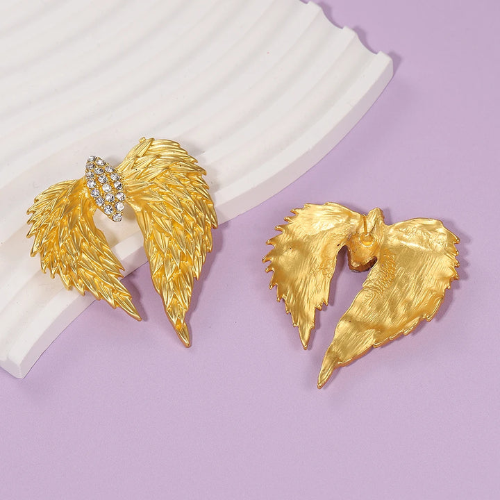 Vintage Feather Wing Earrings