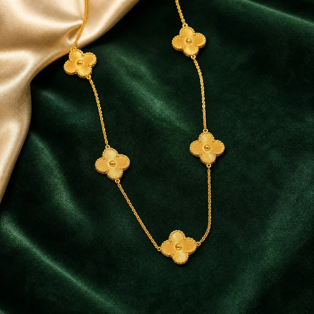 Lucky Clover Three-Piece Jewellery Set