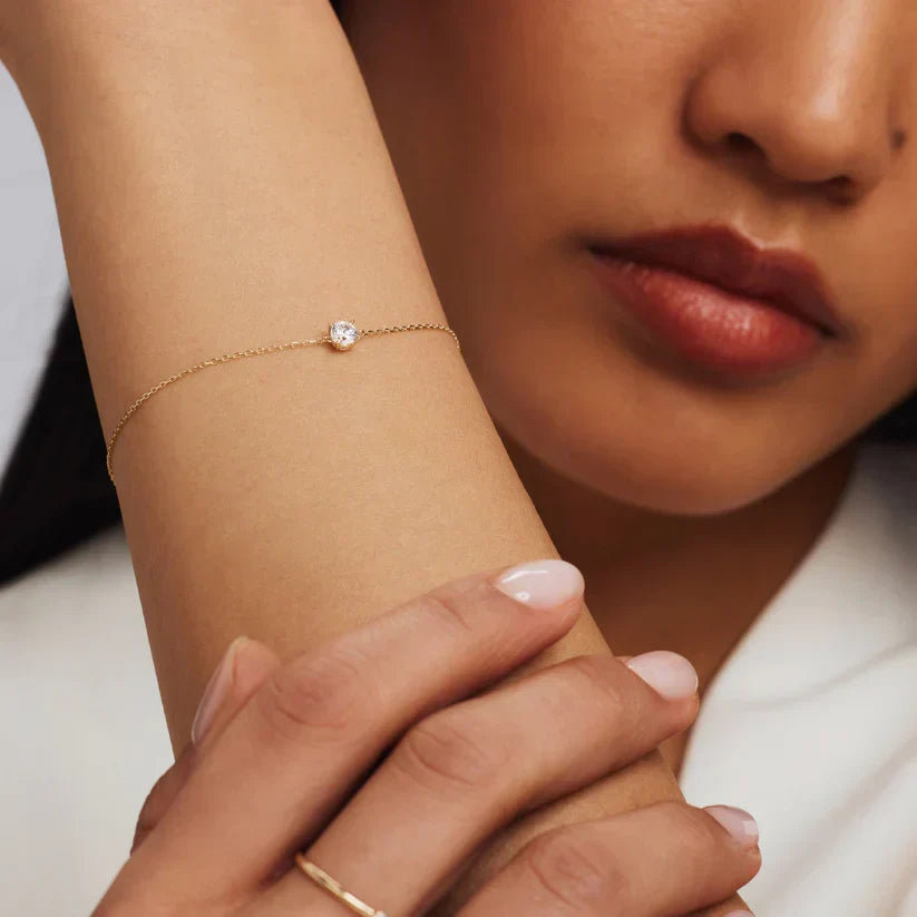 Cléa Moissanite Stone Bracelet