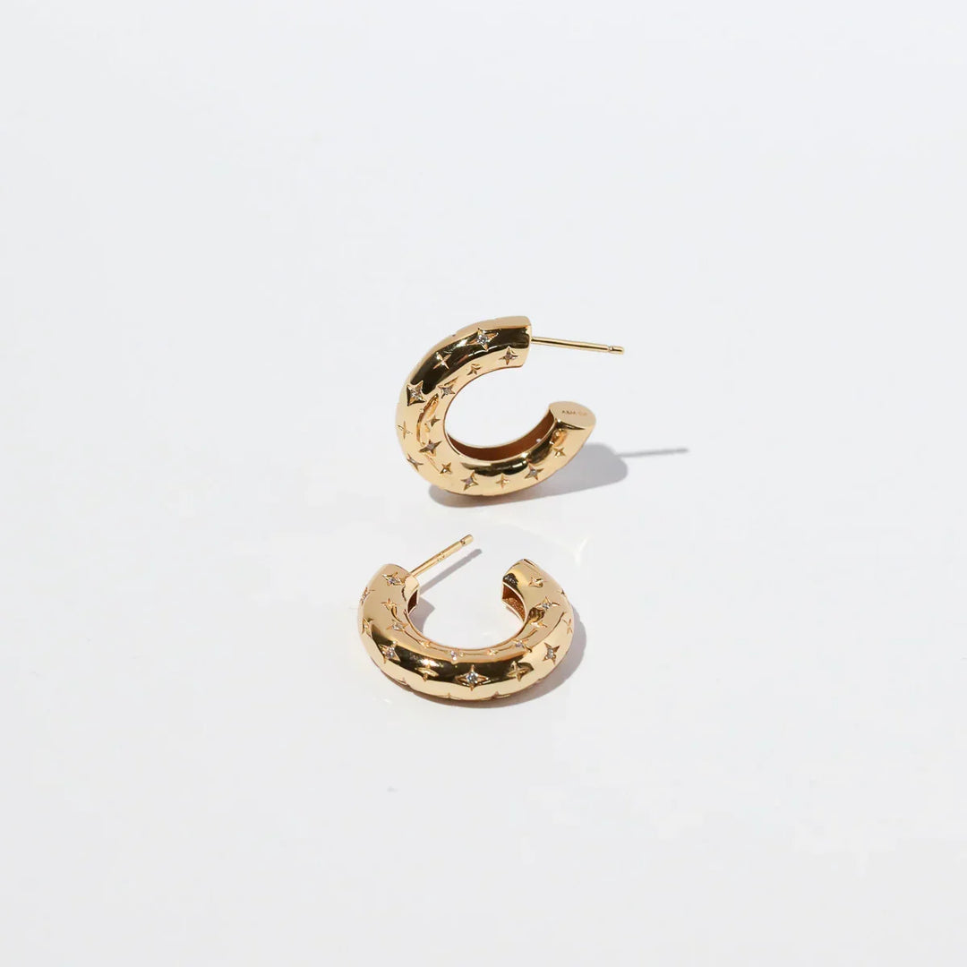 Cosmic Hoop Earrings