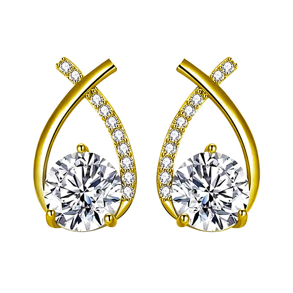 Arielle Earrings (White Gold)