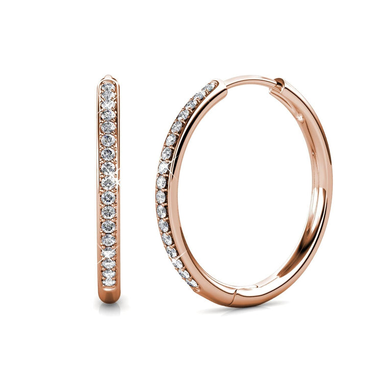 Sorel Pave Earrings (White Gold)