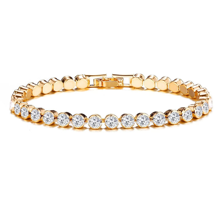 Round Cut Tennis Bracelet