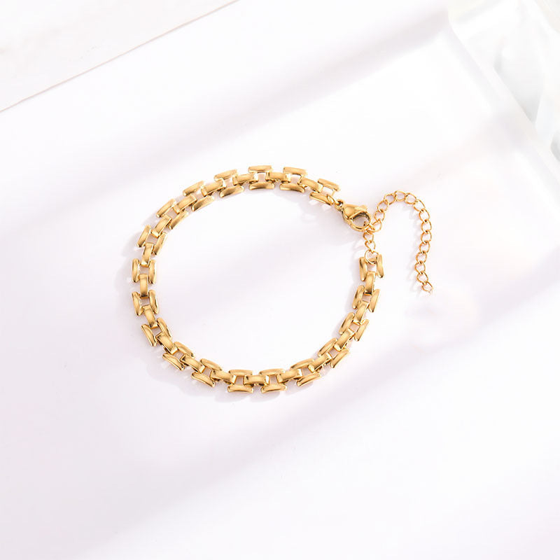 Timepiece Chain Bracelet