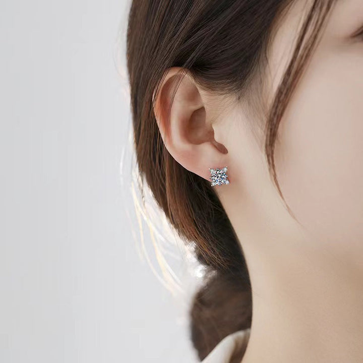 Aurelie flower earrings