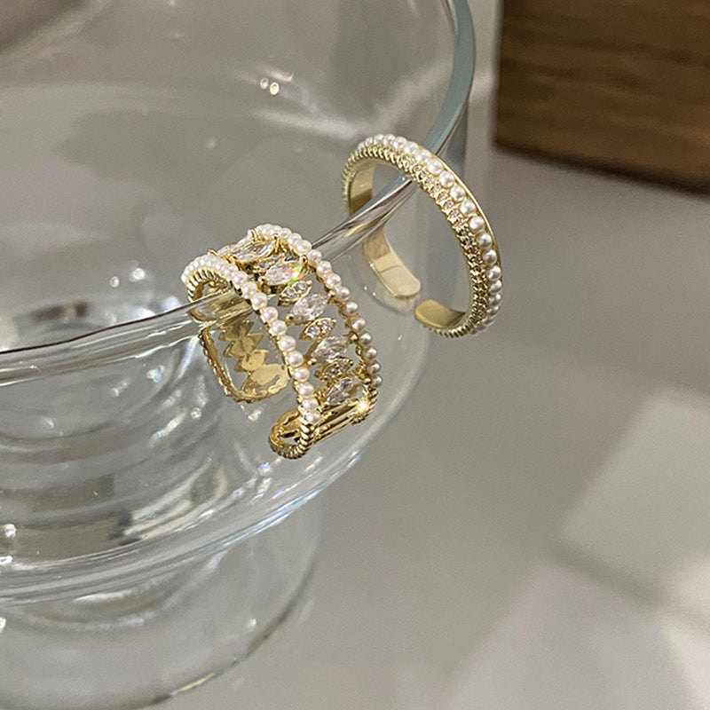 Elodie Vance Ring Set (Gold)