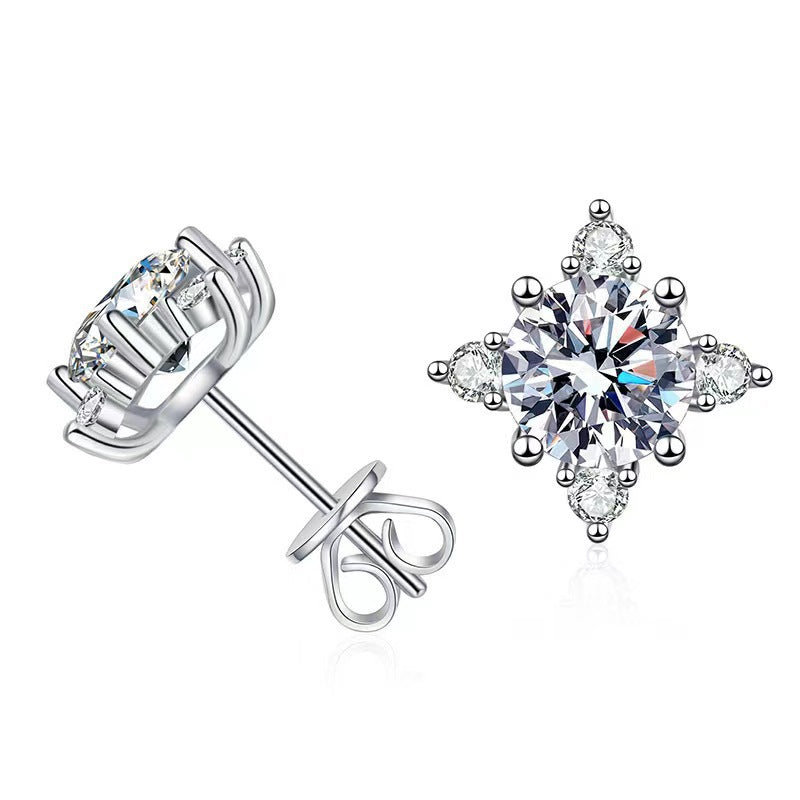 Aurelie flower earrings