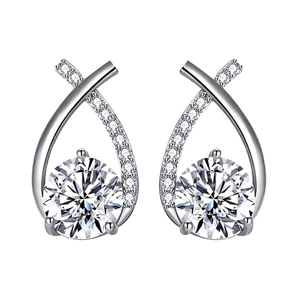 Arielle Earrings (White Gold)