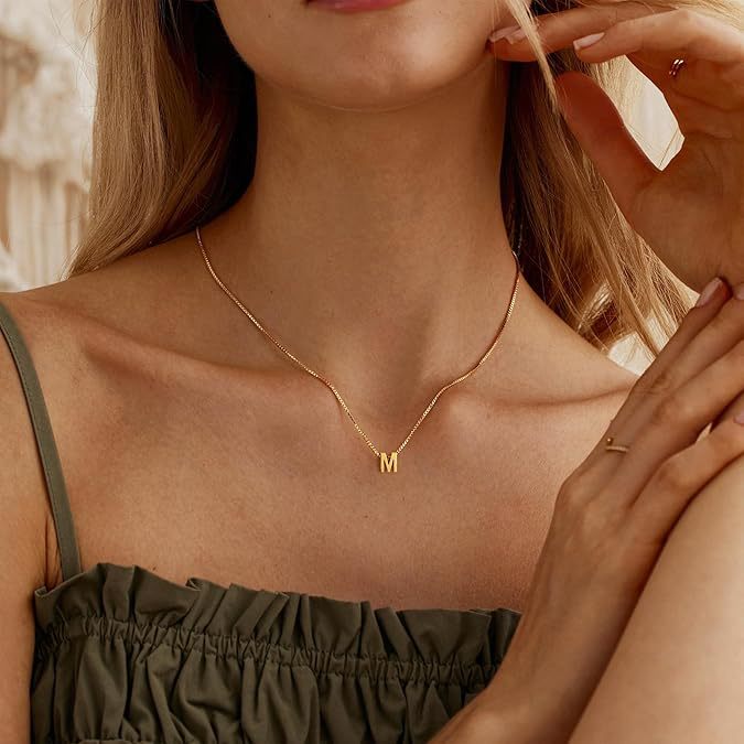 Love letter initial necklace