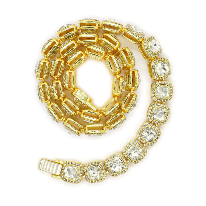 Victoria Square Tennis Necklace