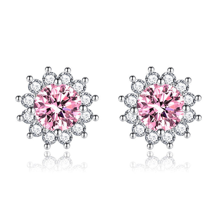 Sunlit Muse Earrings Pink