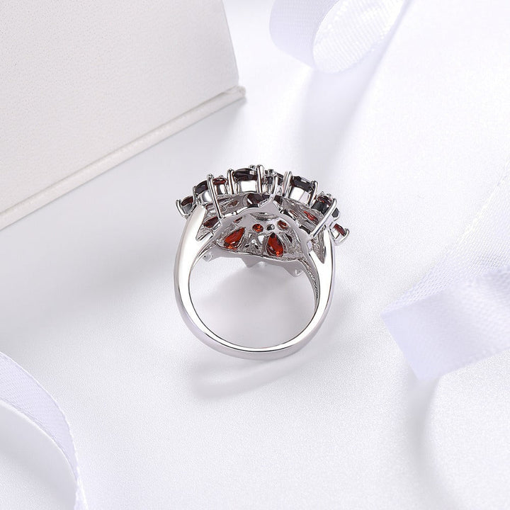 Scarlet Petal Ring