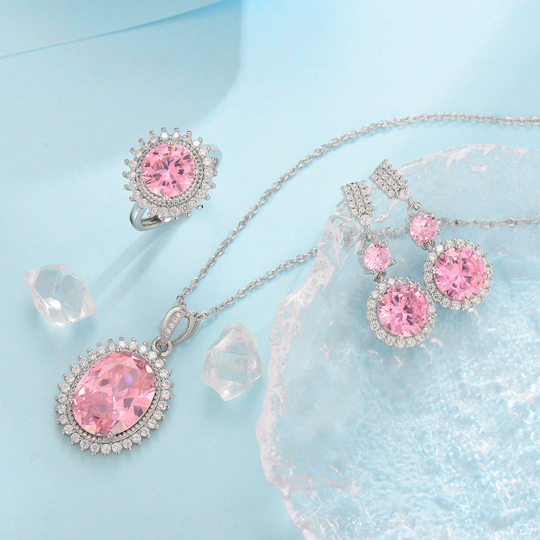 Aurielle Solwyn Blue Set (White Gold)