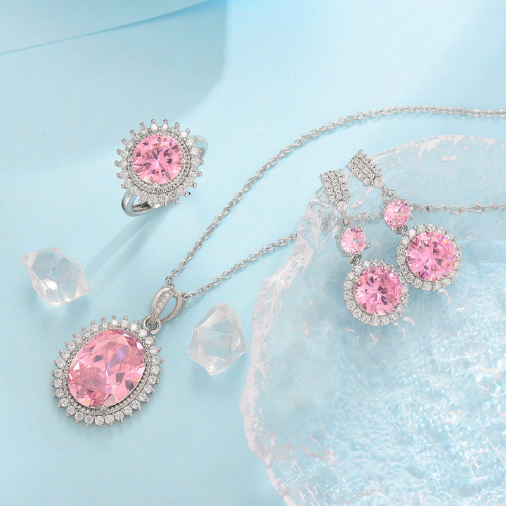 Aurielle Solwyn Blue Set (White Gold)