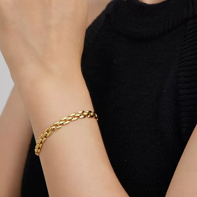 Timepiece Chain Bracelet