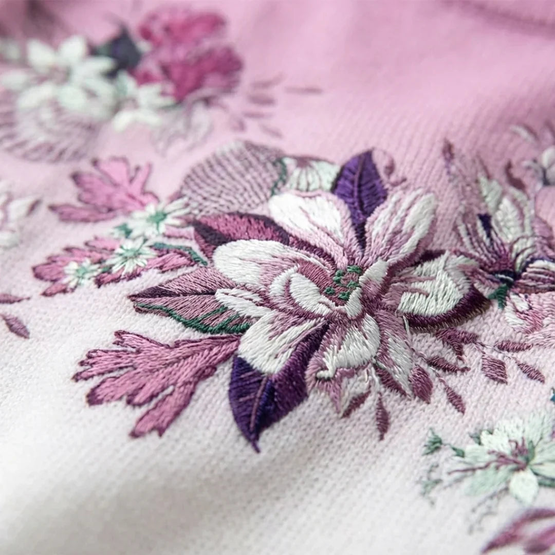 Firmine | Floral Roll Neck Jumper