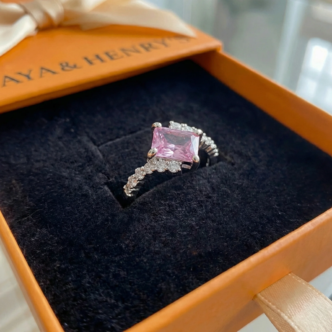 Pink Sapphire Vertex Ring