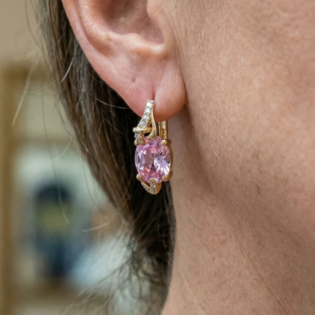 Rose Dawn Drop Earrings