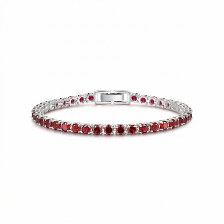 Ruby Tennis Bracelet