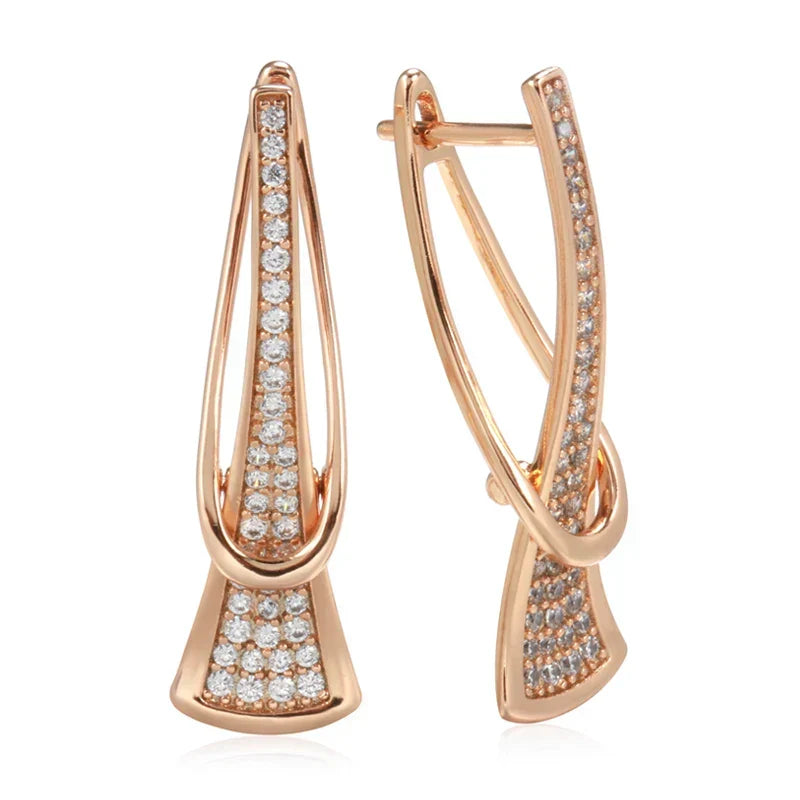 Radiant Layers Crystal Earrings