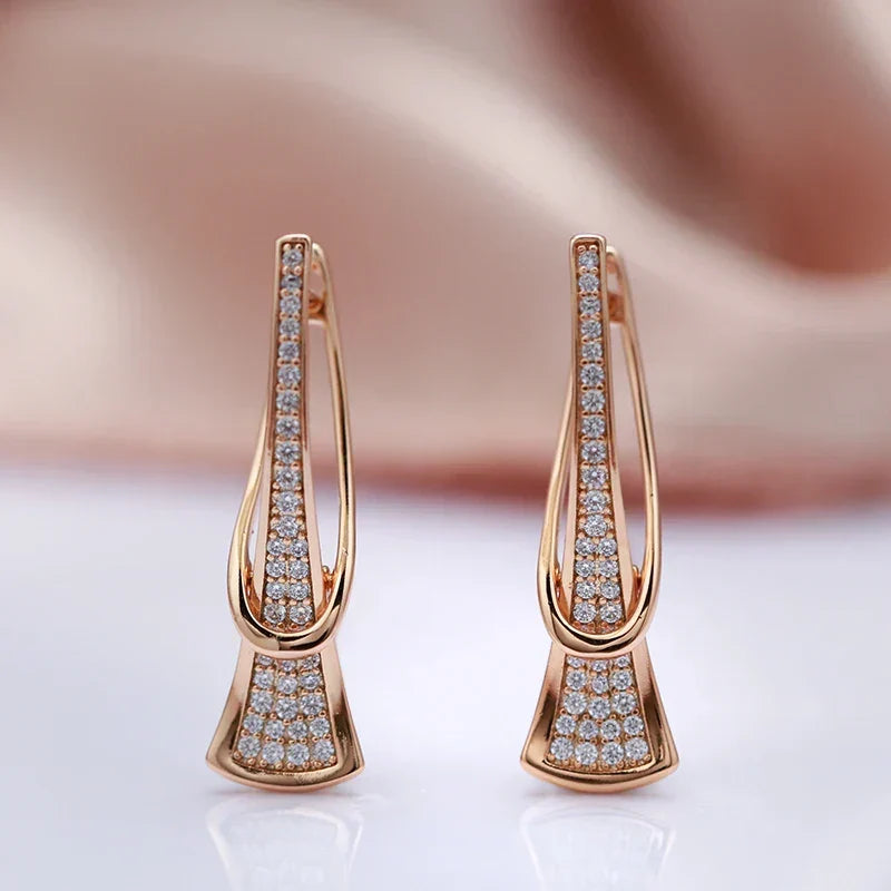 Radiant Layers Crystal Earrings