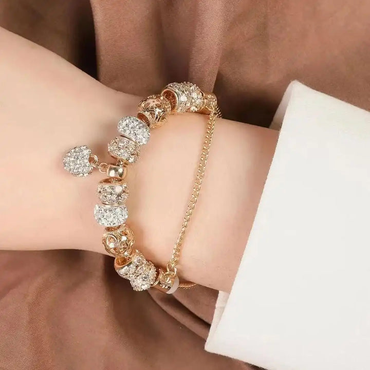 Gold Heart Bracelet