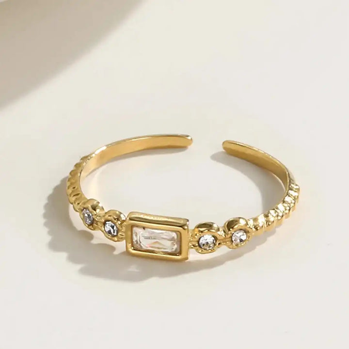 Baguette Open Ring
