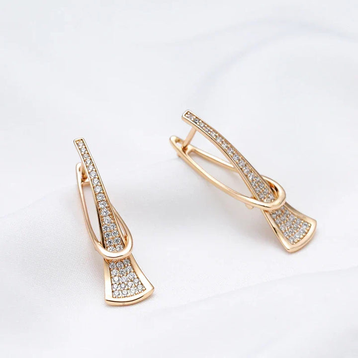 Radiant Layers Crystal Earrings