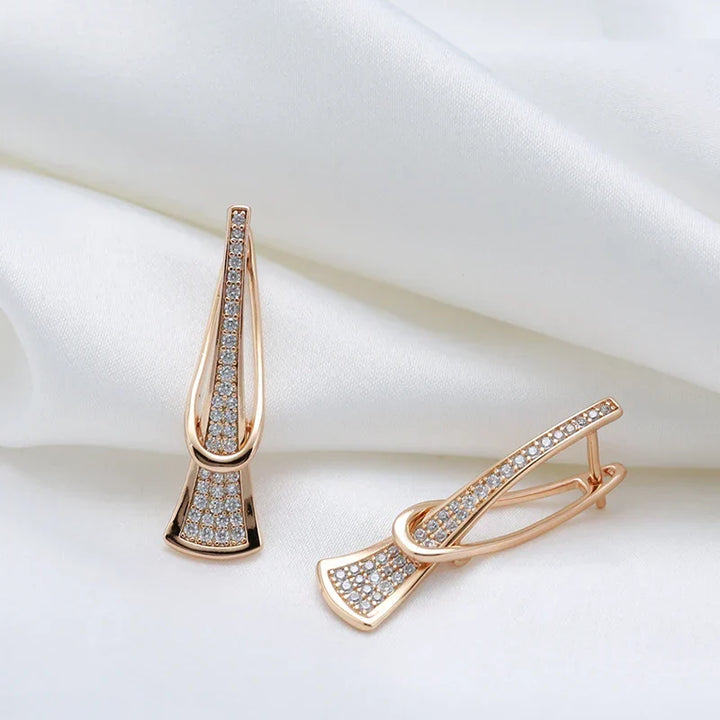 Radiant Layers Crystal Earrings