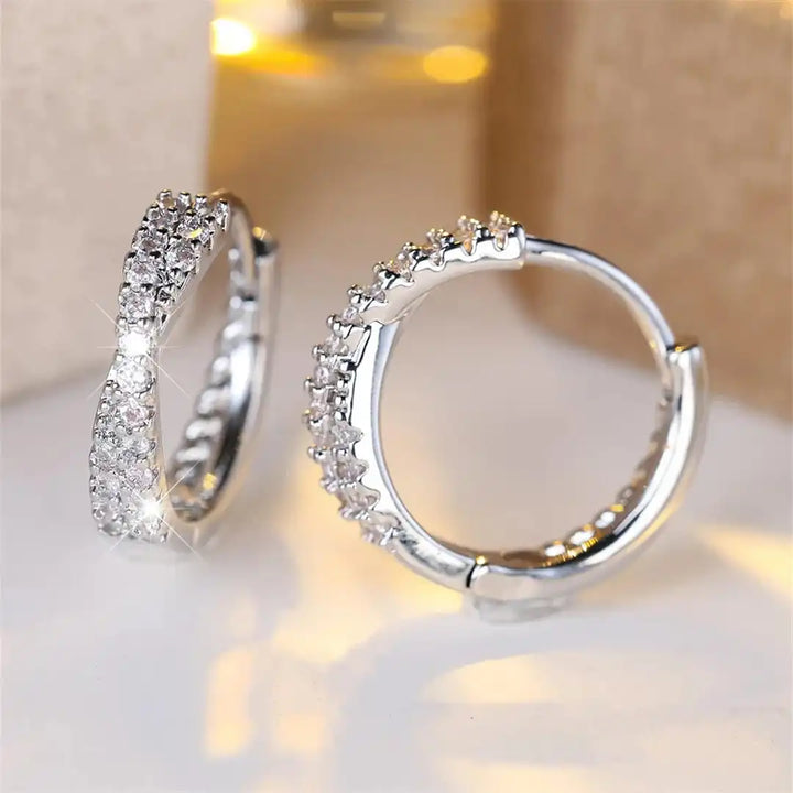 Vintage Cubic Zirconia Earrings