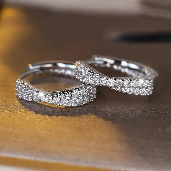 Vintage Cubic Zirconia Earrings