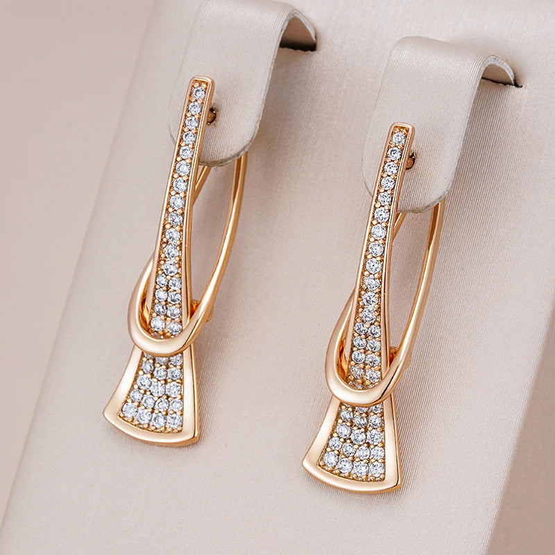 Radiant Layers Crystal Earrings