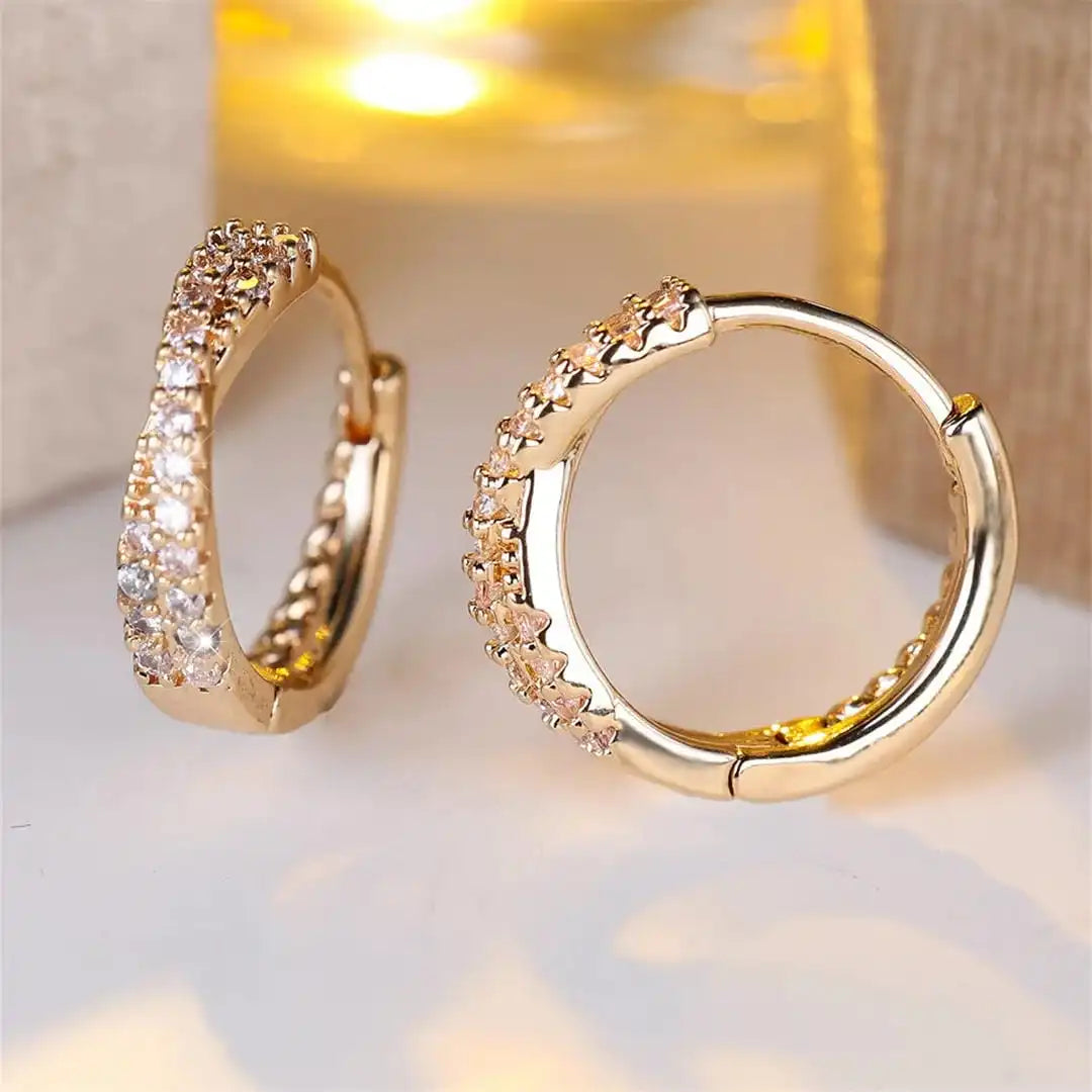 Vintage Cubic Zirconia Earrings