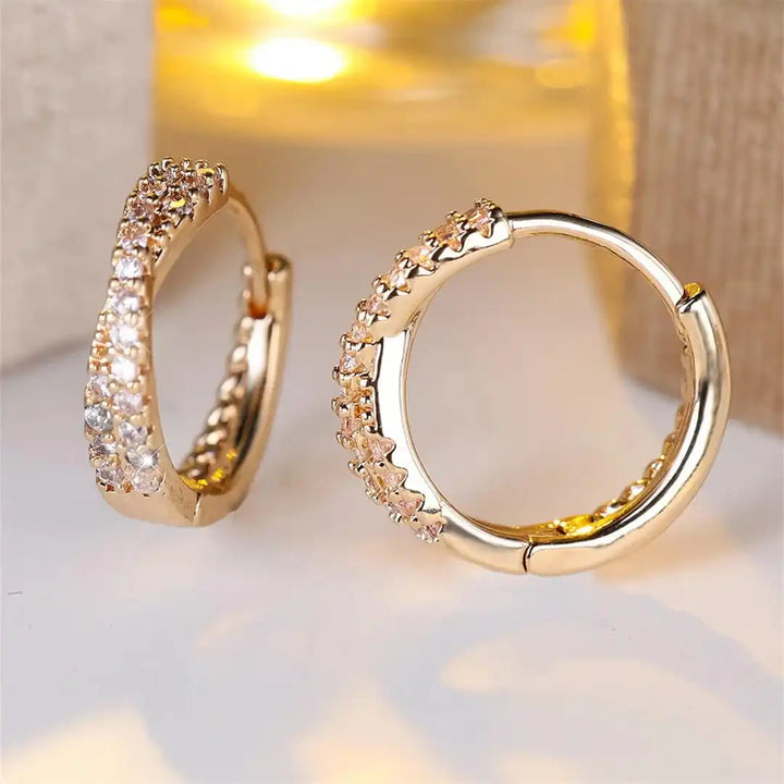 Vintage Cubic Zirconia Earrings