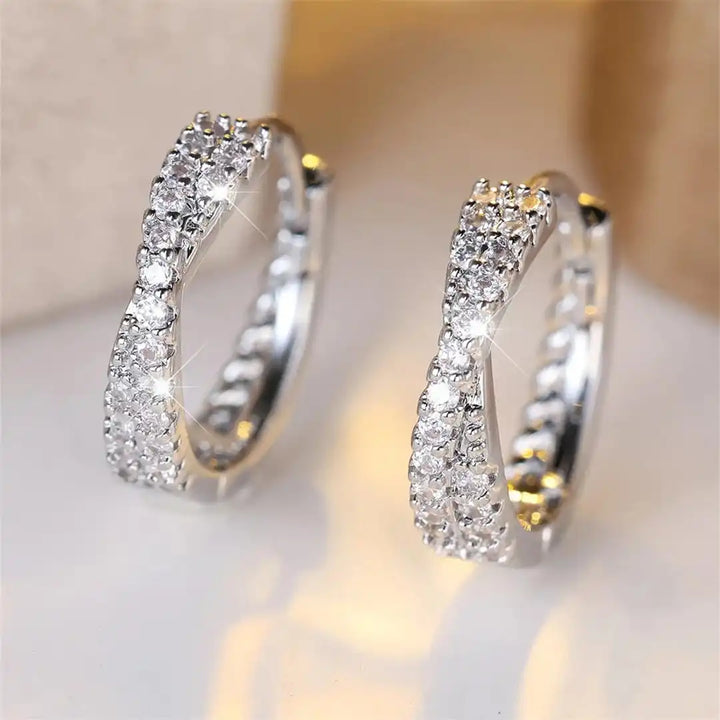 Vintage Cubic Zirconia Earrings