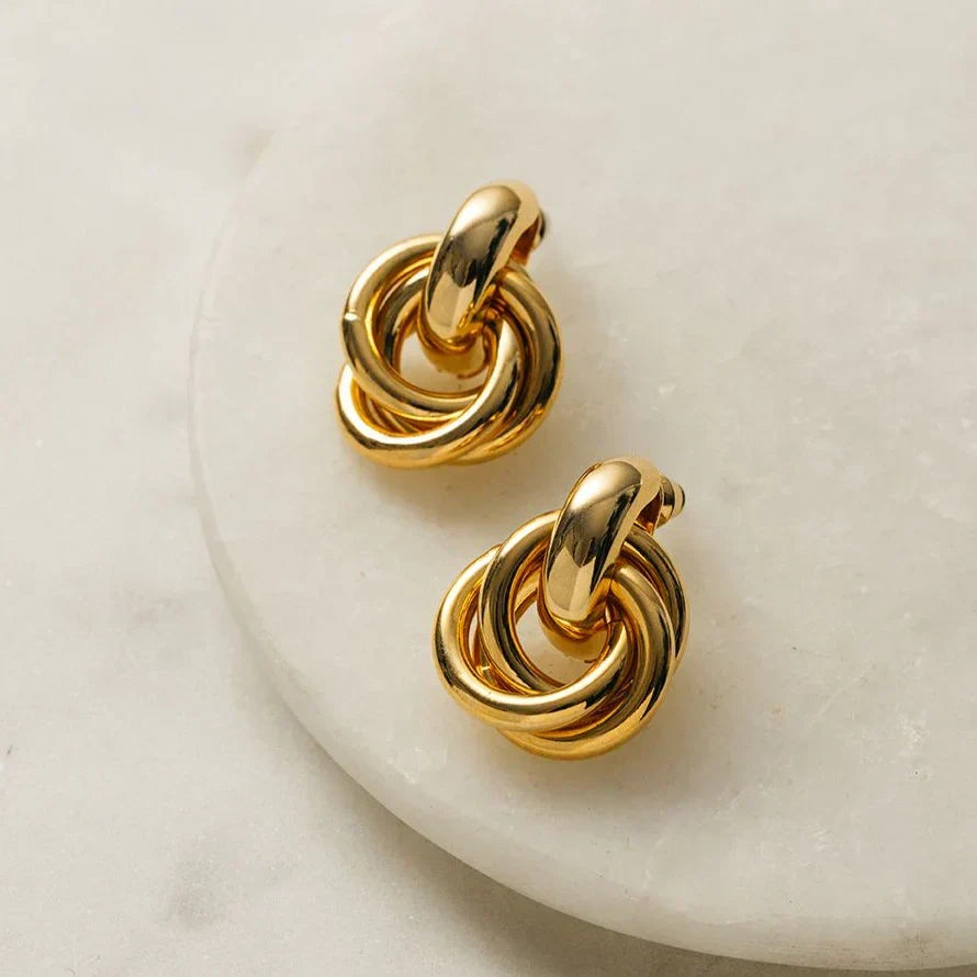 Statement Interlocking Earrings