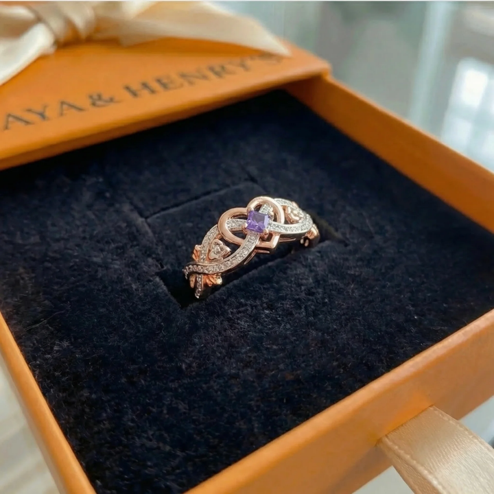 Violetheart Gold & Silver Ring