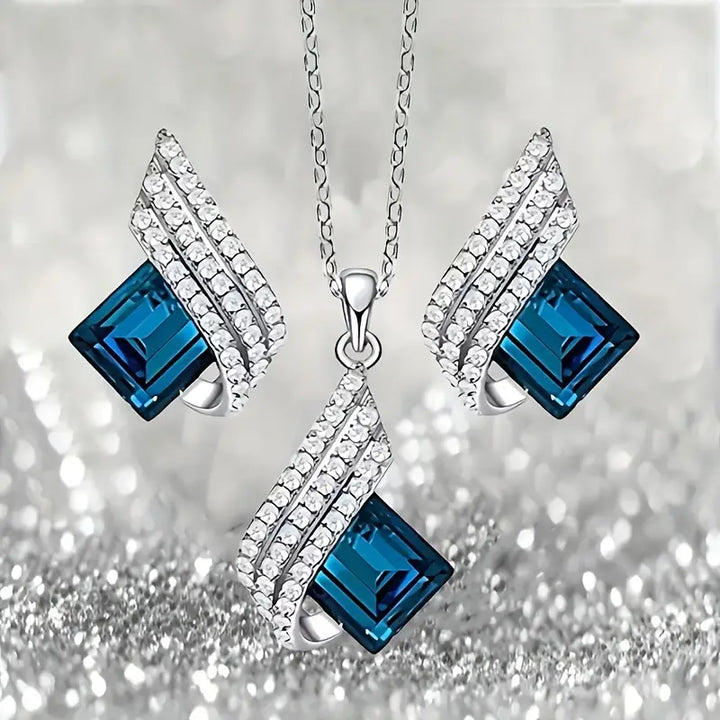Brienne Solazure Jewelry Set (White Gold)