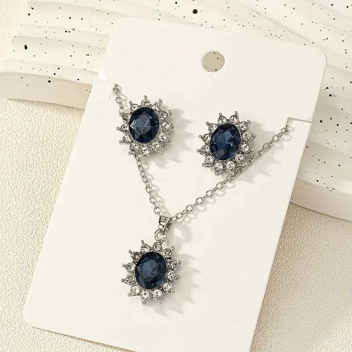 Katya Azuryn Jewelry Set (White Gold)