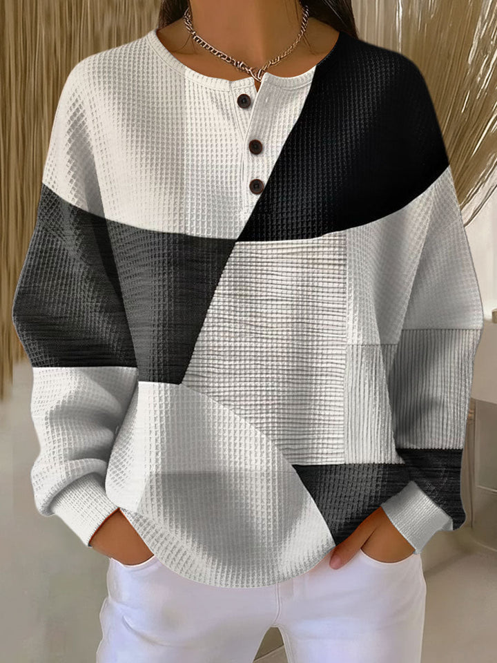 Madeleine | Double Layer Waffle Knit Jumper