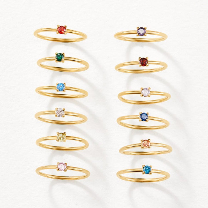 Unique Birthstone Rings