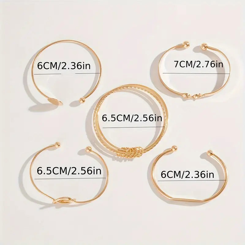 Knotted Elegance Bracelet Set