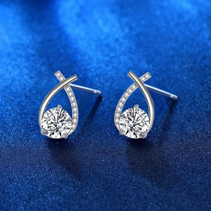 Elegant Twisted Teardrop Earrings