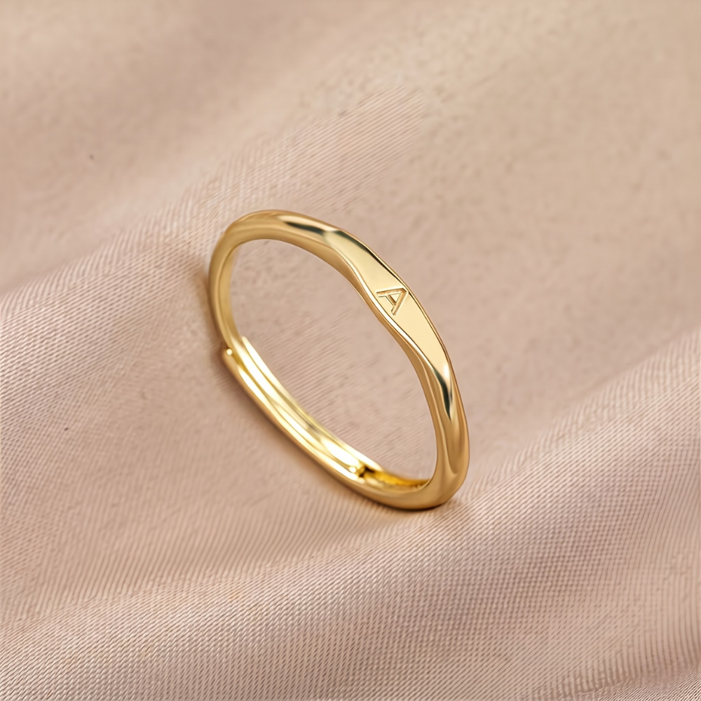 Elara Letter Ring