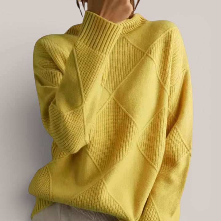 Léa | Refined Geometric Jumper