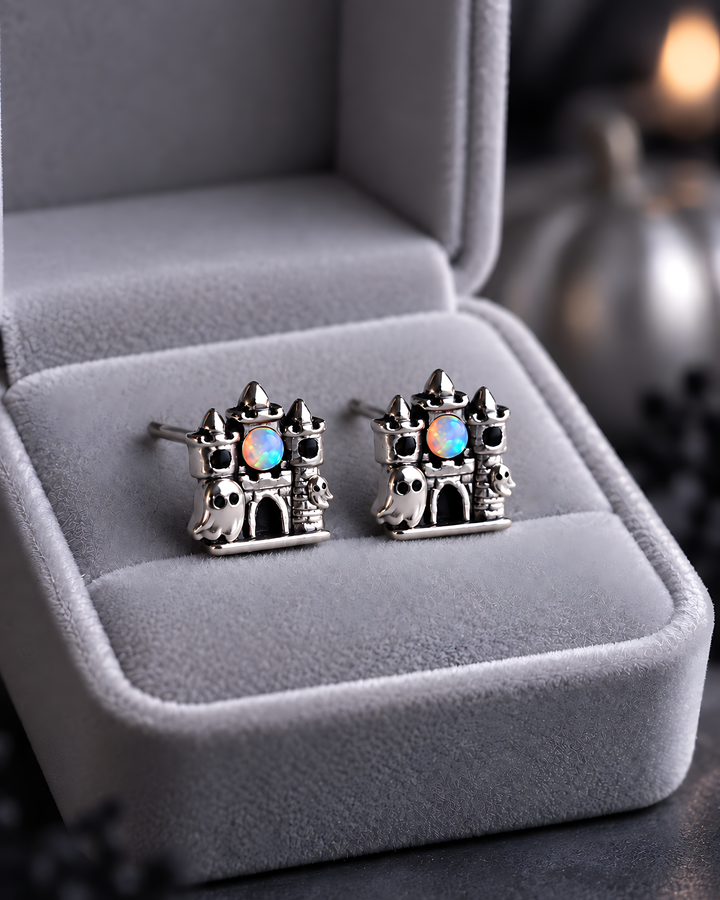 Haunted Castle Opal Stud Earrings