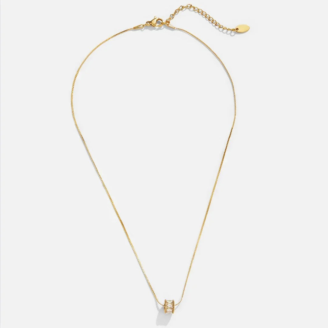Elyna Polished Barrel Necklace