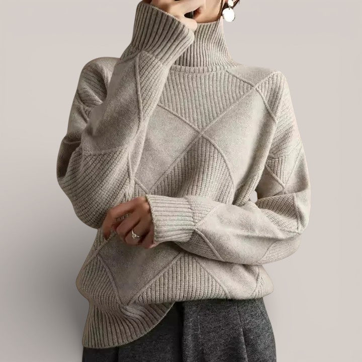 Léa | Refined Geometric Jumper